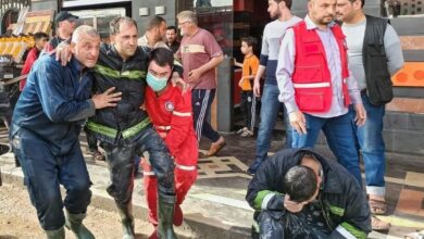 إصابة 3 رجال إطفاء بـ حريق في حماة