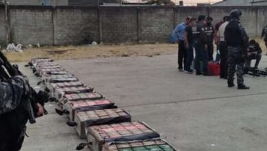 عصابة تسرق 2.8 طناً مخدرات من مستودعات الحكومة الإكوادورية