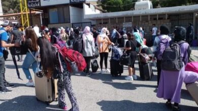 وصول طلاب من لبنان والمناطق الساخنة لتقديم امتحانات الشهادة العامة