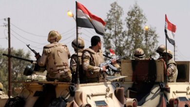 مقتل 11 عسكرياً مصرياً في هجوم غرب سيناء