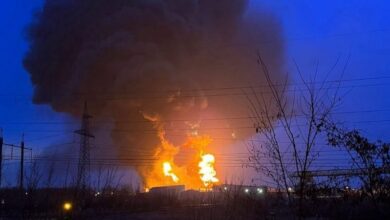 انفجاران قويان بمنطقة بيلغورود الروسية الحدودية