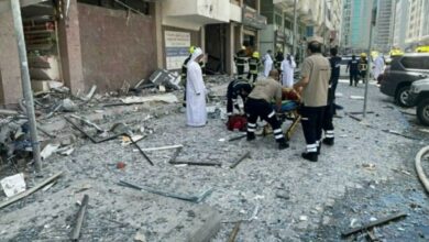 انفجار في العاصمة الإماراتية يوقع قتيلين وعشرات الجرحى