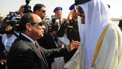 لأول مرة منذ 7 سنوات.. أمير قطر في مصر!