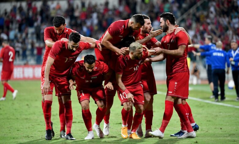 المنتخب السوري يتراجع في تصنيف الفيفا الجديد