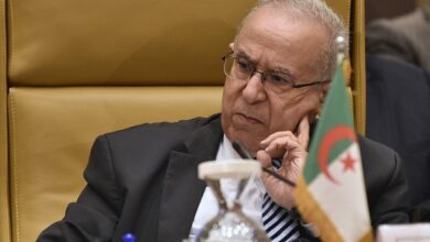 وزير الخارجية الجزائري، "رمطان لعمامرة"