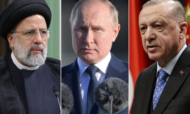قمة في طهران حول سوريا تجمع رئيسي وبوتين وأردوغان