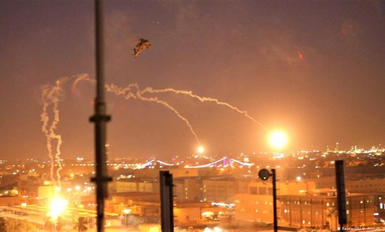 سقوط صواريخ على المنطقة الخضراء في بغداد