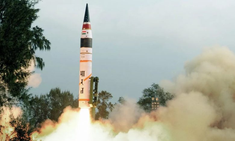 الهند تختبر صاروخاً باليستياً بقدرة نووية