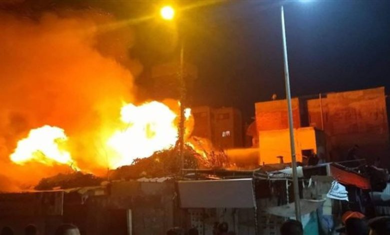 من عائلة واحدة.. وفاة 21 فلسطينياً إثر حريق بمبنى سكني في غزة