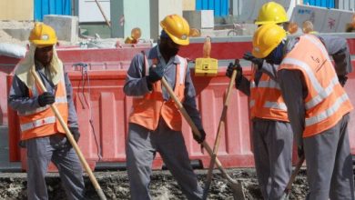 عدد العمال الأجانب الذين لقوا حتفهم في قطر