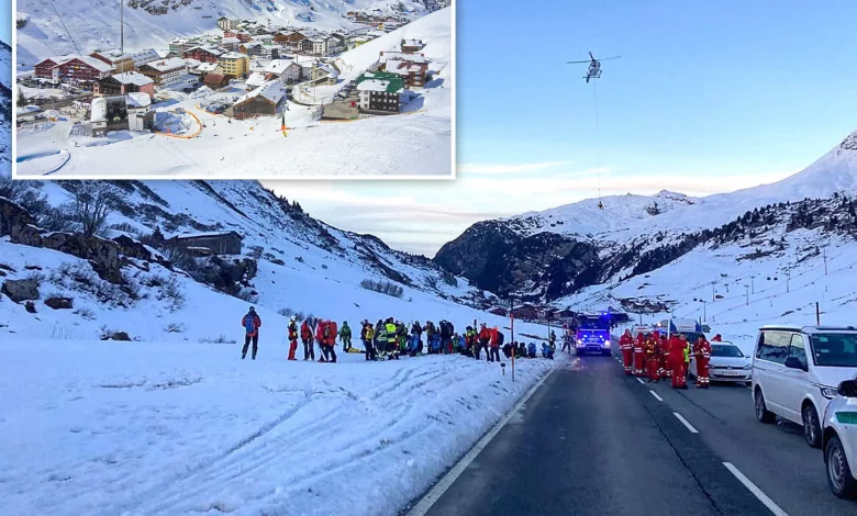 10 أشخاص دفنوا وسط الثلوج في النمسا