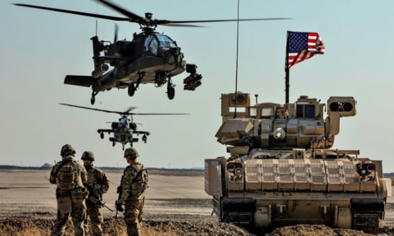 قوات أمريكية تنفذ عملية برية وجوية في شرق سوريا