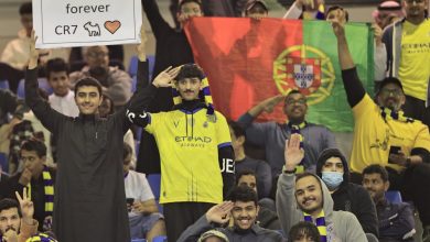 جماهير النصر تحتفل بـ"الدون"