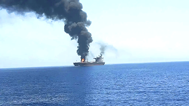 هجوم إيراني على سفينة إسرائيلية