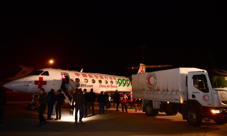 وصول 82 طائرة مساعدات لسوريا