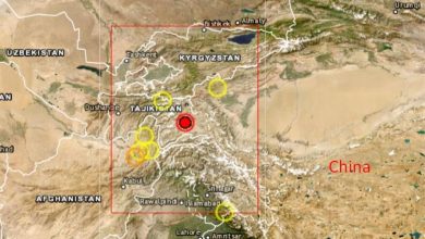 زلزال بقوة 7.3 يضرب الصين وطاجكستان
