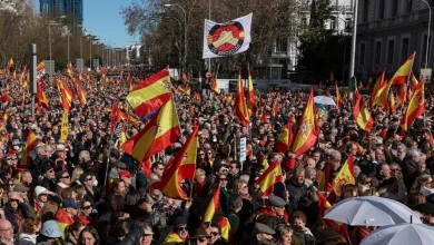 احتجاجات مدريد