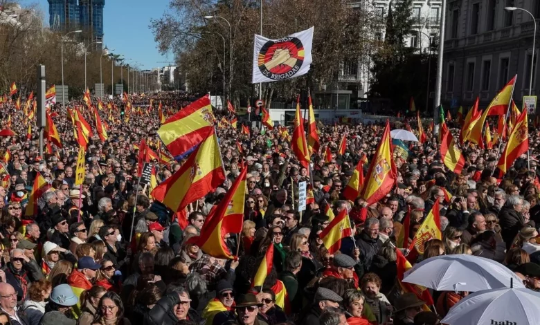 احتجاجات مدريد