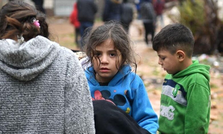 1485 حالة نفسية في المدارس السورية جرّاء الزلزال