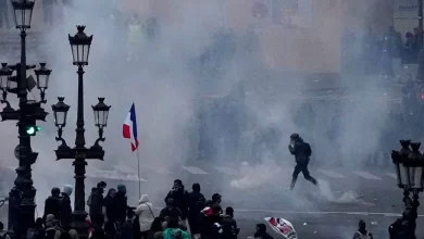 في فرنسا.. أعمال عنـف واشتباكات بتظاهرات مليونية
