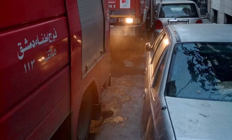 وفاة شخصين جراء حريق بأحد المنازل في دمشق