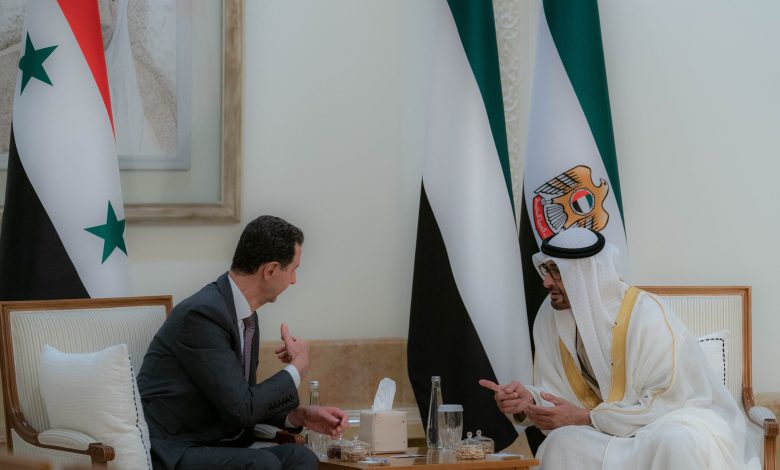 من زيارة الرئيس الأسد إلى الإمارات