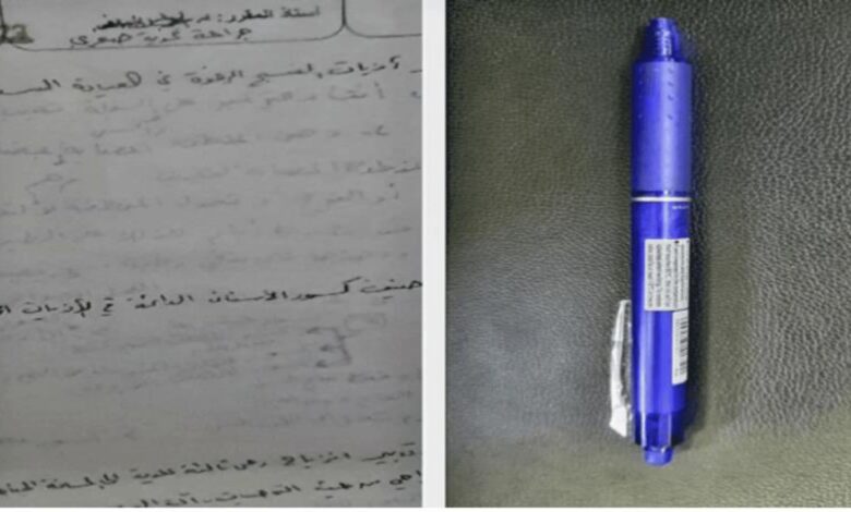 قلمٌ سحري يهدد مستقبل طالبةٍ سوريّة والورقة "بيضاء ناصعة"!