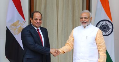 مصر والهند تتفقان على رفع مستوى العلاقات بينهما
