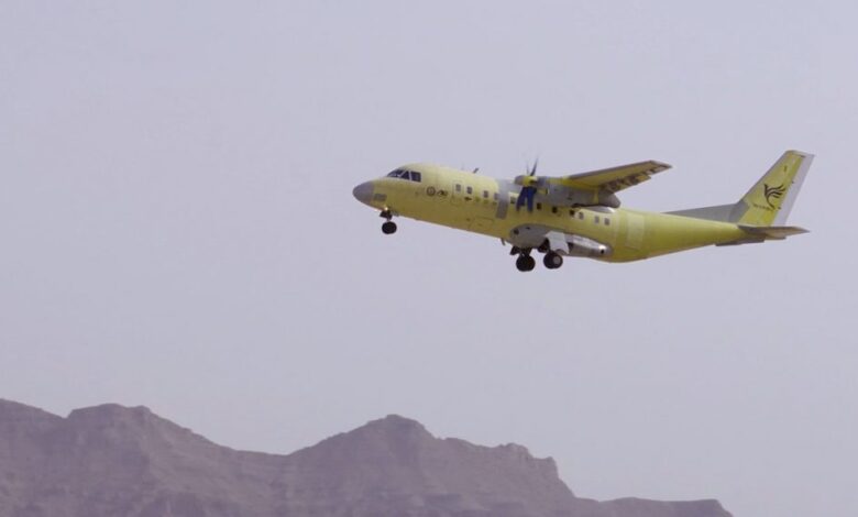 أول طائرة شحن عسكرية إيرانية محلية الصنع