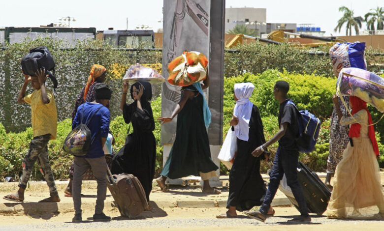 عدد النازحين بسبب حرب السودان يتجاوز 3 ملايين