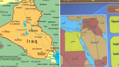 أزمة بين الكويت ومصر بسبب خريطة للوطن العربي