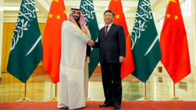 الرئيس الصيني والملك السعودي