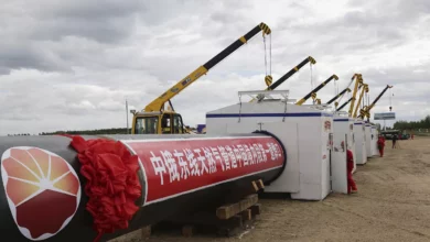 صادرات الغاز الروسي إلى الصين تسجل مستويات قياسية