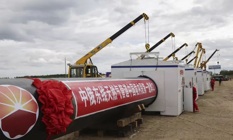 صادرات الغاز الروسي إلى الصين تسجل مستويات قياسية