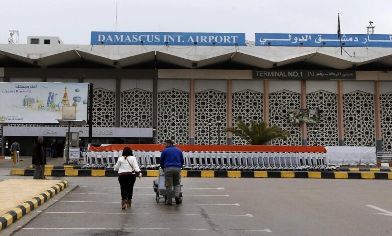 مطار دمشق الدولي يعود إلى الخدمة مجدداً