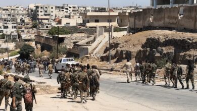 الجيش السوري ينتشر في بلدة جاسم شمال درعا