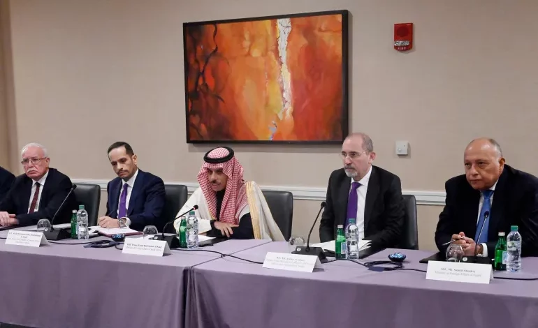 «فضيحة» خلال زيارة وزراء خارجية عرب إلى واشنطن