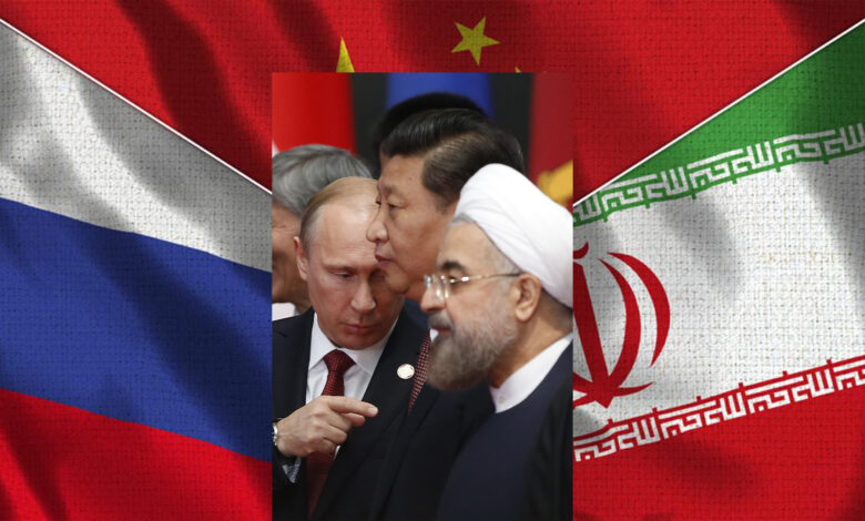 مناورات بحرية مشتركة بين إيران وروسيا والصين