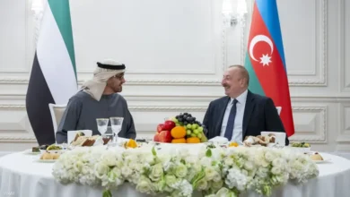 رئيس الإمارات يصل إلى أذربيجان