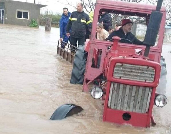 وفيات وأضرار جسيمة سببتها الأمطار في محافظة طرطوس