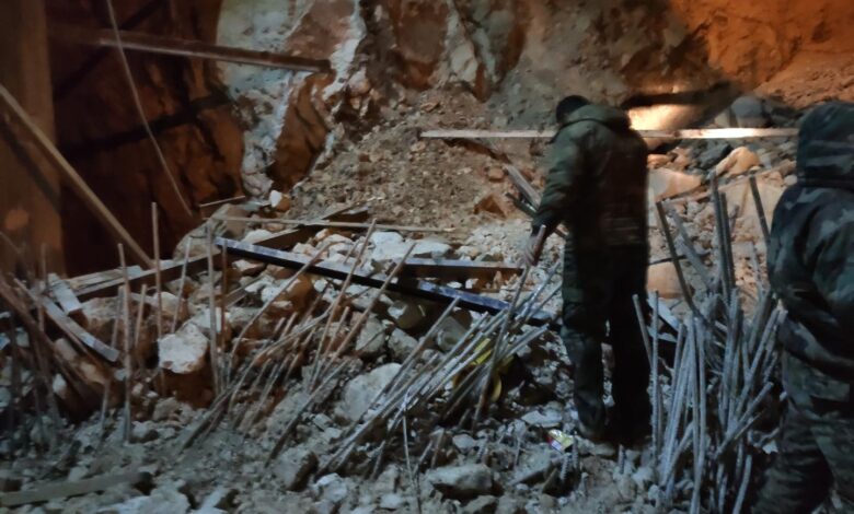وفاة شخصين جراء انهيار جزء من جبل في دمر