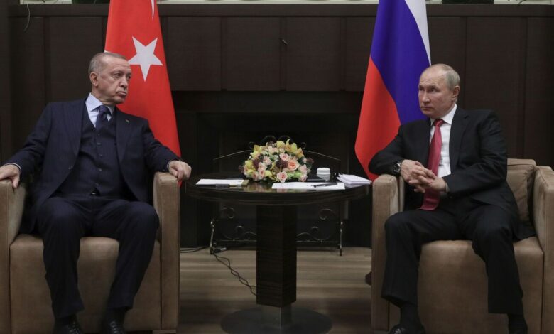 بوتين يعتزم زيارة تركيا خلال الأيام المقبلة