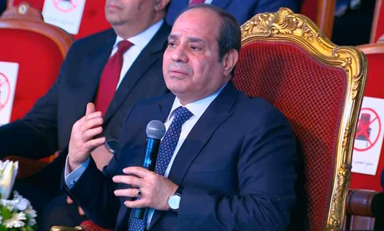 السيسي "يمنن المصريين" بأن حالهم ليس كحال سكان غزة !؟