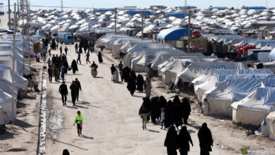 159 عائلة عراقية تغادر مخيم الهول في الحسكة