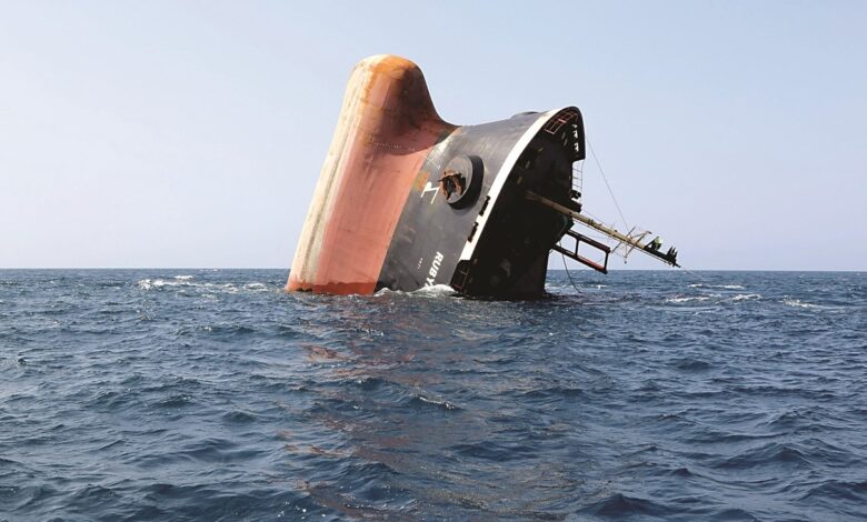"روبيمار" السفينة الغارقة في البحر الأحمر مملوكة لعائلة سورية