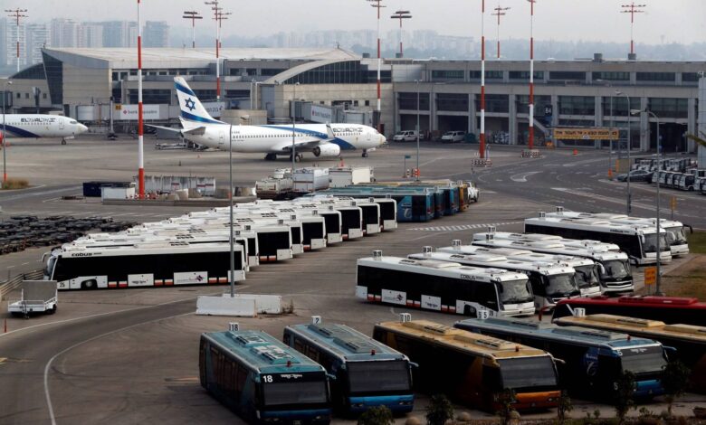 طائرة مسيّرة تستهدف مطار بن غوريون "الإسرائيلي"