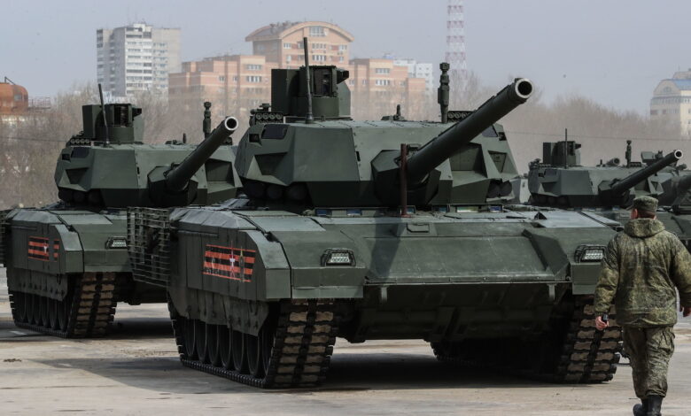 دبابة أرماتا الروسية المتطورة