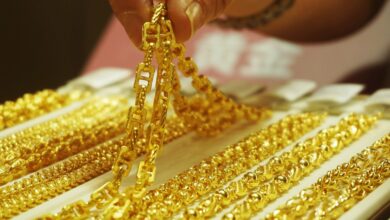 أسعار الذهب تتراجع بشكلٍ ملحوظ عالمياً