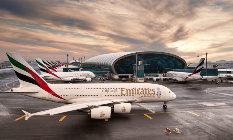 اضطرابات في مطارات دبي بسبب الأحوال الجوية