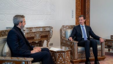 في أول زيارة لمسؤول إيراني ..باقري يلتقي الأسد في دمشق ؟!